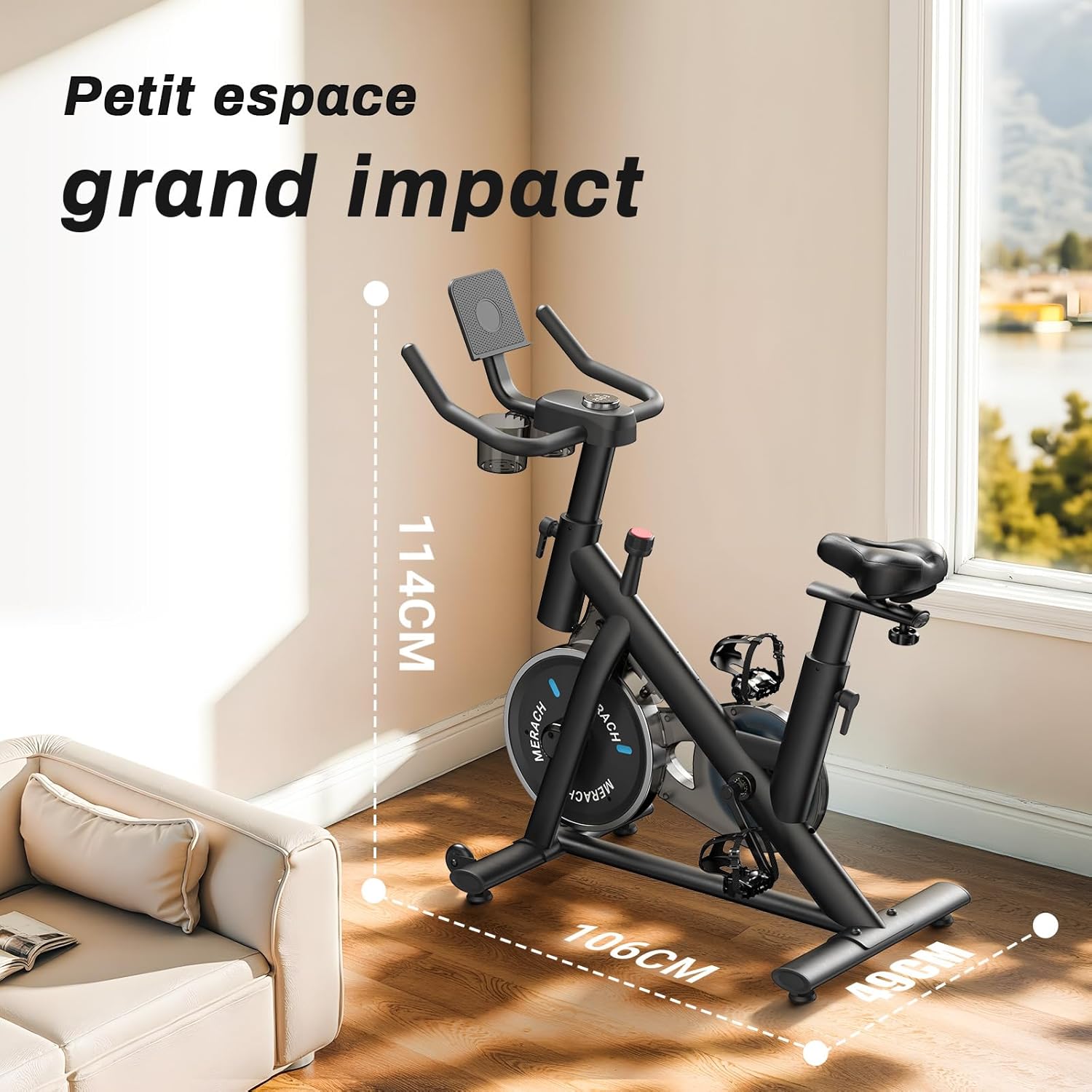 Vélo d'appartement Connecté