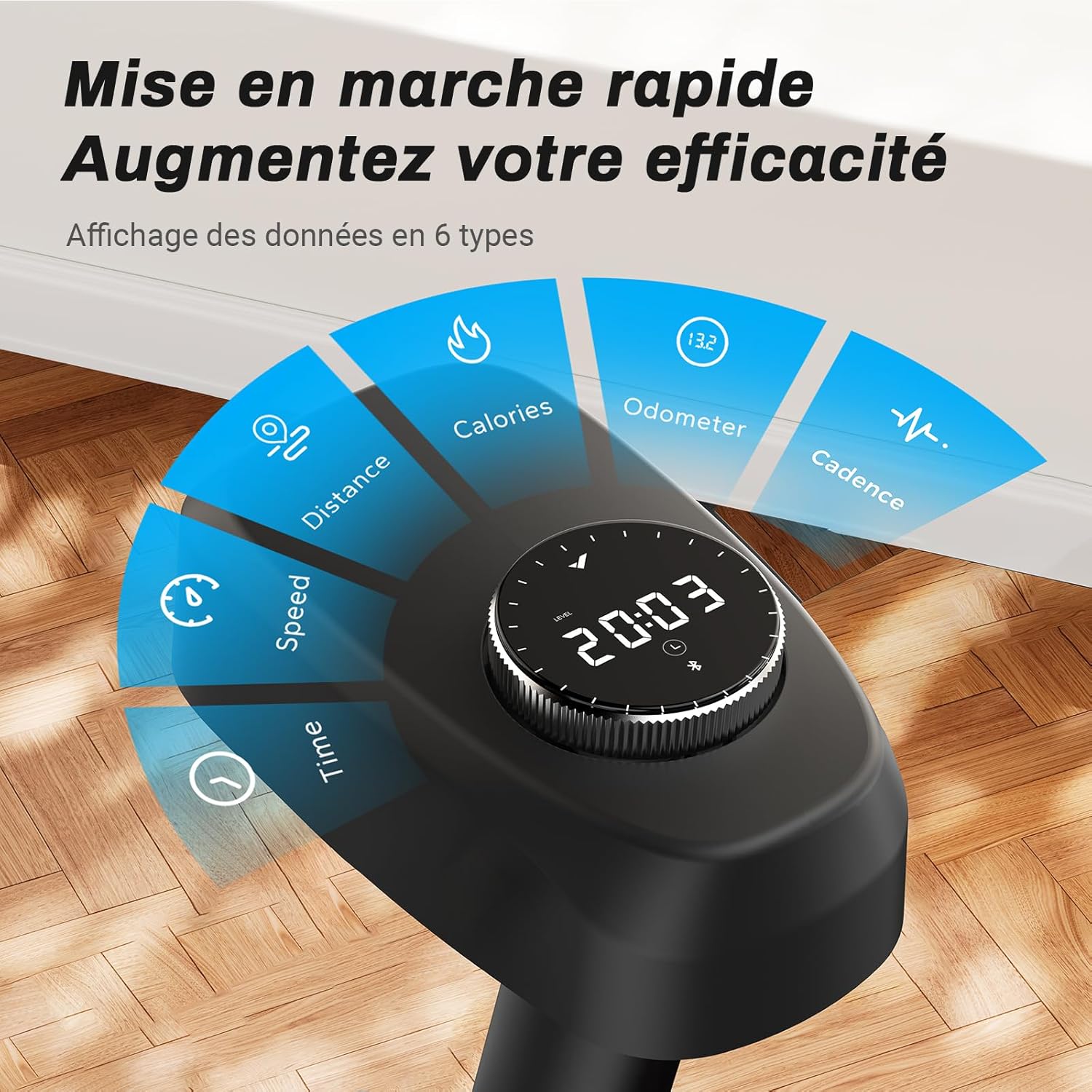 Vélo d'appartement Connecté