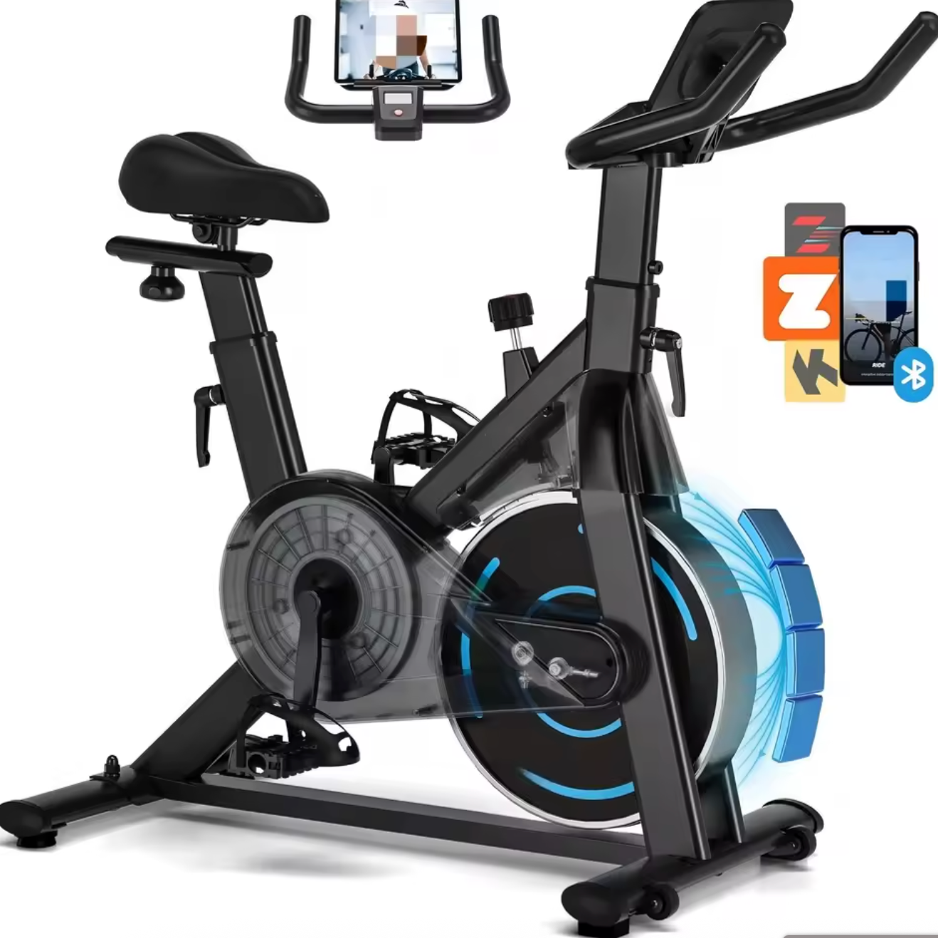 Vélo d'appartement Connecté